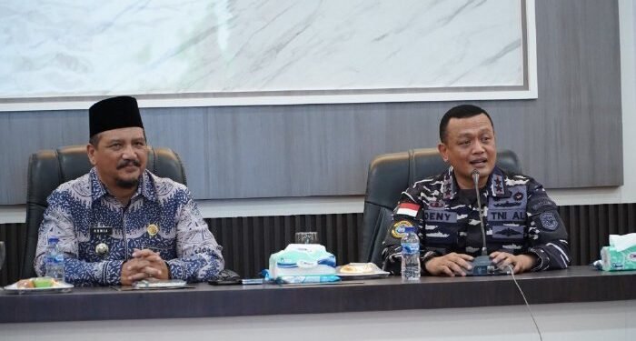 Bupati Aceh Tamiang Terima Kunjungan Kodaeral 1 Bahas Langkah Strategis