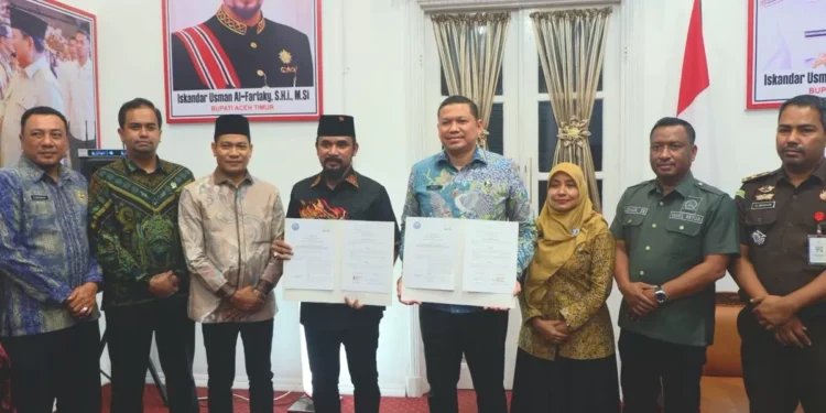 Pemkab Aceh Timur Tandatangani Nota Kesepakatan dengan BNN Aceh