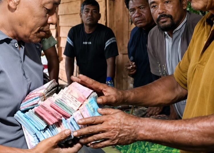 Dana Terkumpul Rp150 Juta Syahrial Ambil Peran Bangun Jalan Enang-Enang Secara Swadaya