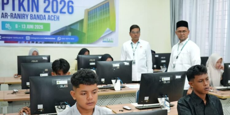 UIN Ar-Raniry Jadi PTKIN Paling Diminati di Sumatera, 2.640 Peserta Ikuti UM-PTKIN