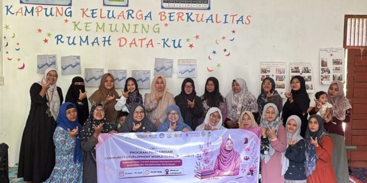 Tim Comdev WCU USK Tingkatkan Literasi Kesehatan Menopause bagi Perempuan Aceh