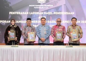 Wali Kota dan Ketua DPRK Terima WTP, yang ke-18 Kali Berturut-turut Dari BPK RI