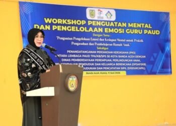 Wali Kota Banda Aceh Buka Workshop Penguatan Mental Guru PAUD