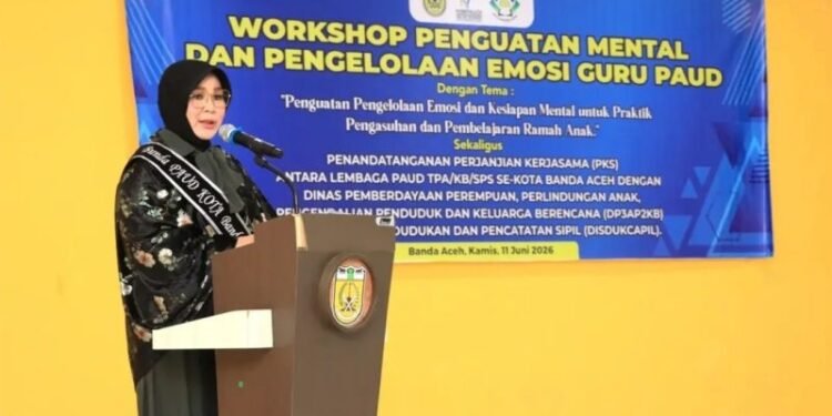 Wali Kota Banda Aceh Buka Workshop Penguatan Mental Guru PAUD