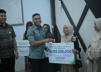 Salurkan Jaminan Kematian BPJS Ketenagakerjaan Senilai Rp1 Miliar Lebih, Dr. Safaruddin Minta Ahli Waris Untuk Pendidikan Anak