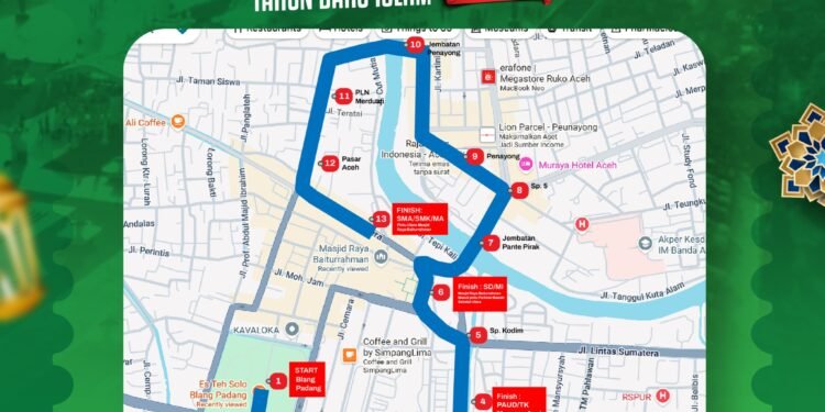 Besok, Ribuan Pelajar Ramaikan Pawai Syiar 1 Muharram 1448 Hijriah di Banda Aceh