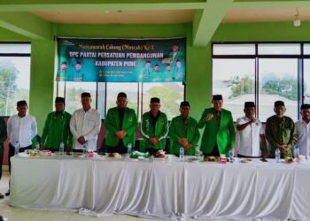 Muscab X PPP Pidie Berlangsung Dinamis, Zuhri Usman Terpilih sebagai Formatur