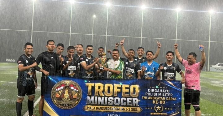 Drama Penalti di Tengah Hujan, Satreskrim Polres Pidie Rebut Gelar Juara Trofeo PM ke-80