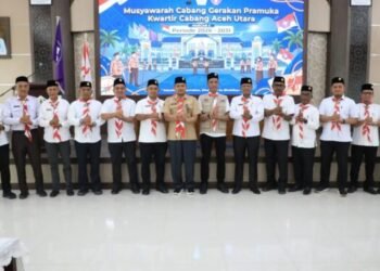 Tarmizi Panyang Terpilih Aklamasi Jadi Ketua Kwarcab Pramuka Aceh Utara 2026–2031