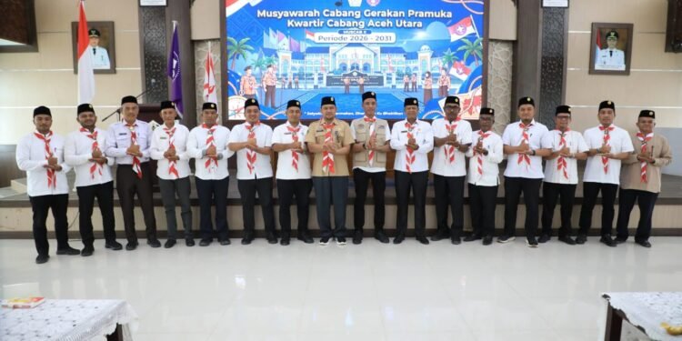 Tarmizi Panyang Terpilih Aklamasi Jadi Ketua Kwarcab Pramuka Aceh Utara 2026–2031