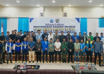 Marhaban (De’ Boy) Pimpin KNPI Pidie Jaya Secara Aklamasi