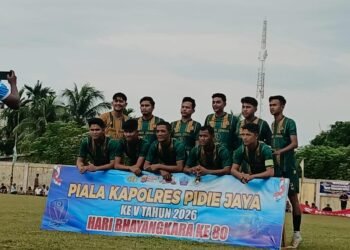 Libas Panteraja FC 7-1, Ulim United ke Final Piala Kapolres Pidie Jaya 2026
