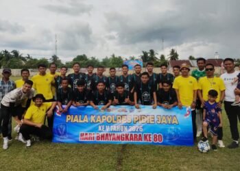 Meurah Dua FC Melaju Ke Final Piala Kapolres Pijay, Usai Singkirkan Bandar Baru FC