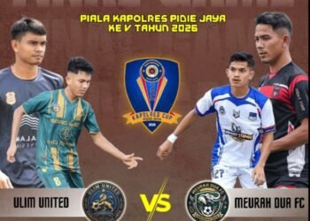 Ulim United dan Meurah Dua FC Berebut Takhta Sepak Bola Pidie Jaya