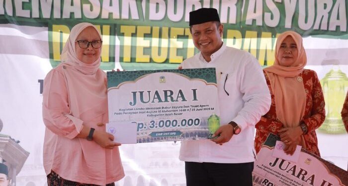 Sukamakmur Juara Toet Apam dan Bubur Asyura di Aceh Besar