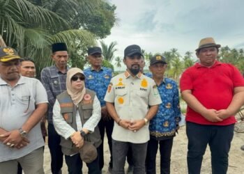 Bupati Al-Farlaky Tinjau Jaringan Irigasi Rusak Pascabanjir