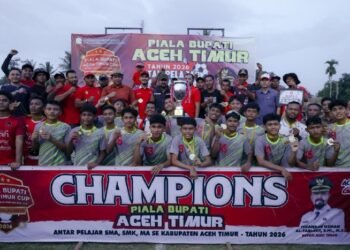 SMAN 1 Idi Rayeuk Juara Piala Bupati Al-Farlaky 2026