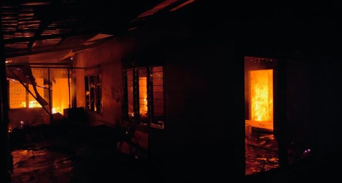 Satu Unit Rumah di Gampong Baru Langsa Lama Terbakar