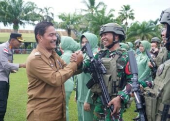 Wakil Bupati Aceh Besar Yakin 450 Prajurit Yonif 117/KY Siap Jaga Batas Negara