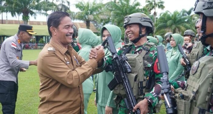 Wakil Bupati Aceh Besar Yakin 450 Prajurit Yonif 117/KY Siap Jaga Batas Negara