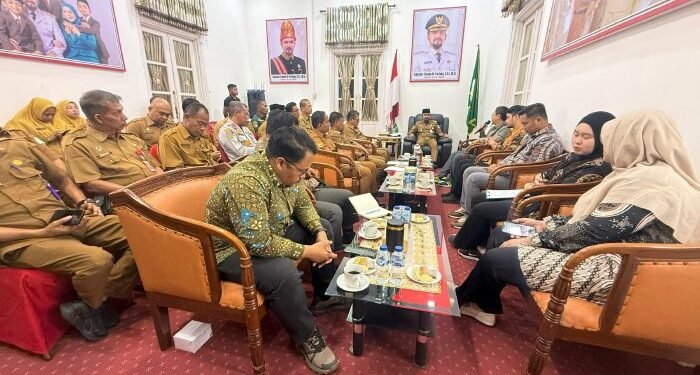 Al-Farlaky Sambut Tim BPK Pada Entry Meeting Pemeriksaan Terperinci TA 2025