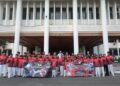 Sekda Aceh Lepas Kontingen TSA ke Sumut National Taekwondo Championship 2026