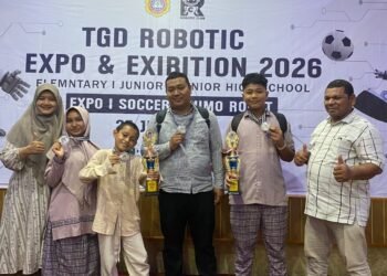 Tim Grong Robotik MTsN 11 Pidie Juara Lomba di Medan