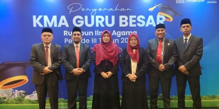 UIN Ar-Raniry Tambah Enam Guru Besar, Total Profesor Kini 66 Orang