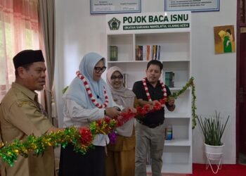 PW ISNU Aceh Luncurkan Pojok Baca Perdana di SMAN 1 Kuala