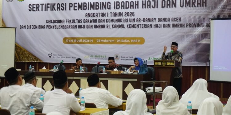 FDK UIN Ar-Raniry Banda Aceh Laksanakan Sertifikasi Pembimbing Ibadah Haji dan Umrah