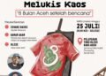 Lewat Goresan di Atas Kaos, Seniman Aceh Suarakan Aceh 8 bulan Pasca Bencana