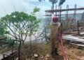 Tim Gabungan Padamkan Kebakaran 10 Hektare Lahan di Blang Bintang
