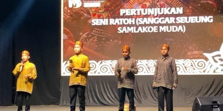 Ratoh Muda Tampil di Taman Budaya Aceh, UBBG Bergerak Selamatkan Warisan Budaya