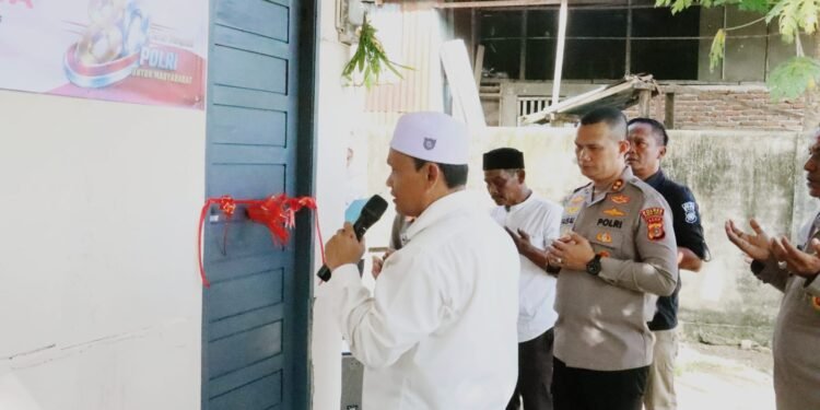Bedah Rumah Warnai Hari Bhayangkara ke-80, Bantuan Polres Pidie Jaya Sentuh Persoalan RTLH yang Masih Membayangi Warga