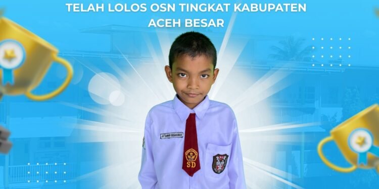 Dua Siswa SD Islam Laboratorium Lolos OSN Tingkat Kabupaten Aceh Besar