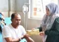 Nakes RSUD-TP Galang Donasi Biaya Pendamping Berobat Ramli