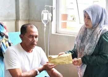 Nakes RSUD-TP Galang Donasi Biaya Pendamping Berobat Ramli