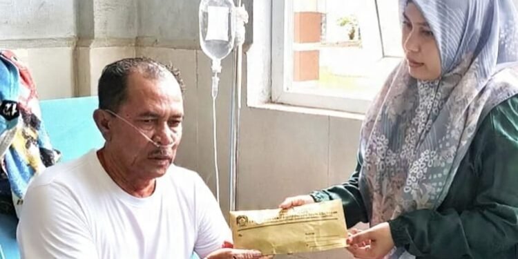 Nakes RSUD-TP Galang Donasi Biaya Pendamping Berobat Ramli