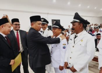 Lantik 31 Keuchik Resmi Dilantik, Bupati Pidie Jaya: Tinggalkan Politik, Utamakan Pelayanan Rakyat