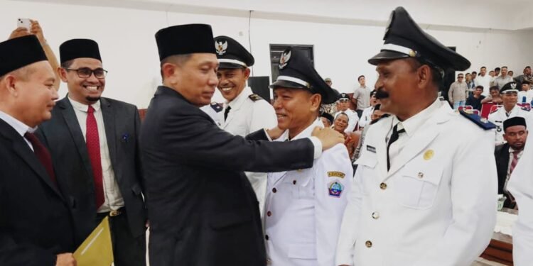 Lantik 31 Keuchik Resmi Dilantik, Bupati Pidie Jaya: Tinggalkan Politik, Utamakan Pelayanan Rakyat