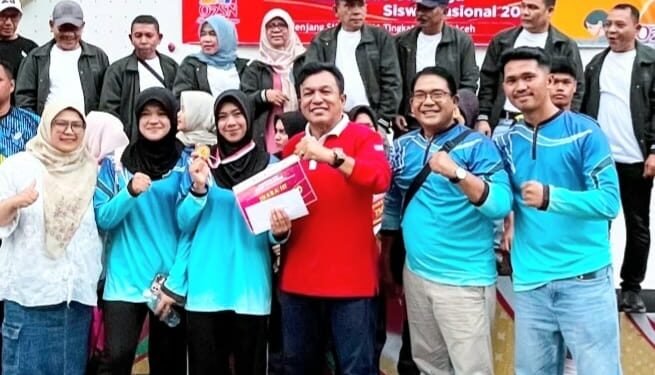 Raih Perunggu di 02SN, Atlet SMAN 8 Unggul Takengon Satu-satunya Bawa Medali ke Aceh Tengah