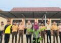 MPLS di SMKN 1 Simpang Ulim Lakukan Penanaman Pohon Produktif