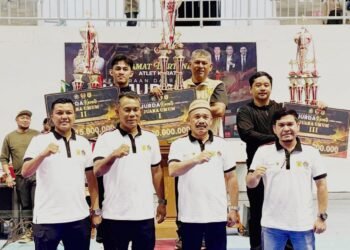 Pidie Juara Umum Kejurda FORKI Aceh 2026, Sarjani: Prestasi Harus Berlanjut ke Tingkat Nasional
