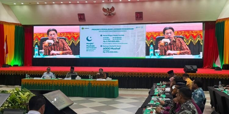 Kemenag Siap Percepat Pemulihan Pascabencana di Aceh