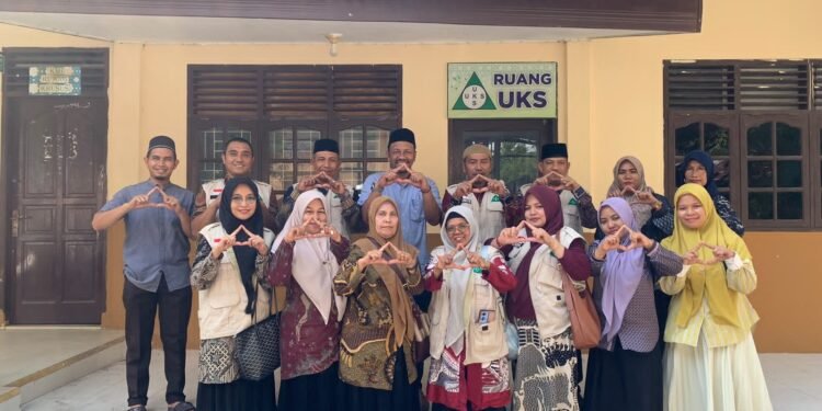 Tim Pembina UKS Bireuen Kunjungi Al Zahrah, Tekankan 3 Program Pokok UKS