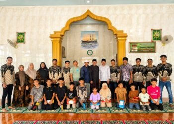 Awali Masa Bakti dengan Berkah, Zikrillah Dipeusijuek Bersama Santunan Anak Yatim Se-Kemukiman Pangwa