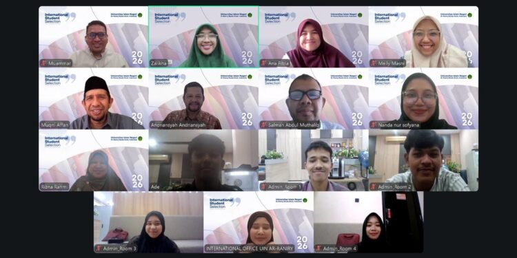 Perluas Akses Global, UIN Ar-Raniry Seleksi Calon Mahasiswa Internasional Lintas Zona Waktu