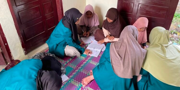 Mahasiswa UIN Sultanah Nahrasiyah Lhokseumawe KPM di Blang Lancang