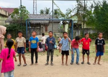Mahasiswa KKN USK Asah Wawasan serta Sportivitas Anak Gampong Cut Langien
