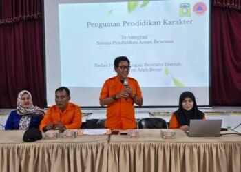 BPBD Aceh Besar Edukasi 1.559 Pelajar Lewat MPLS